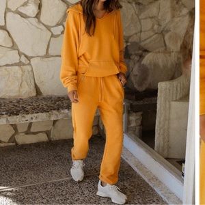 Sincerely Jules for Bandier Juniper Sweatpants in Goldenrod